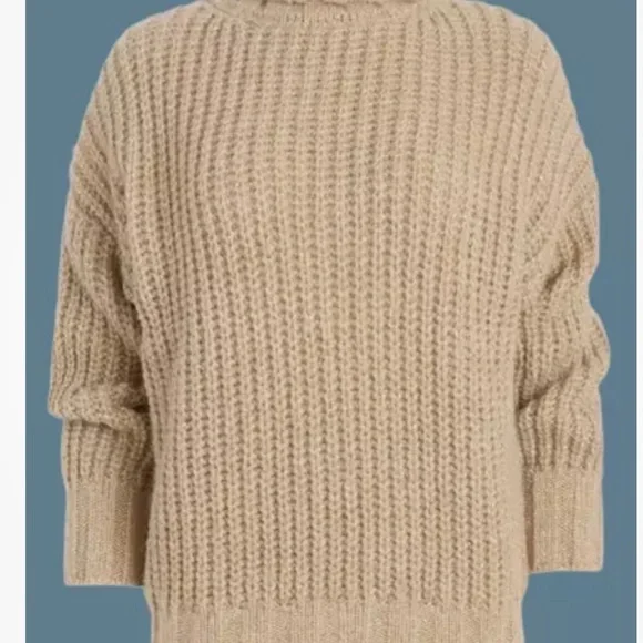 NWT $170 MARCIANO By GUESS ITALY LIMITED EDITION  Wool-Blend Chain Sweater sz L - Picture 5 of 8